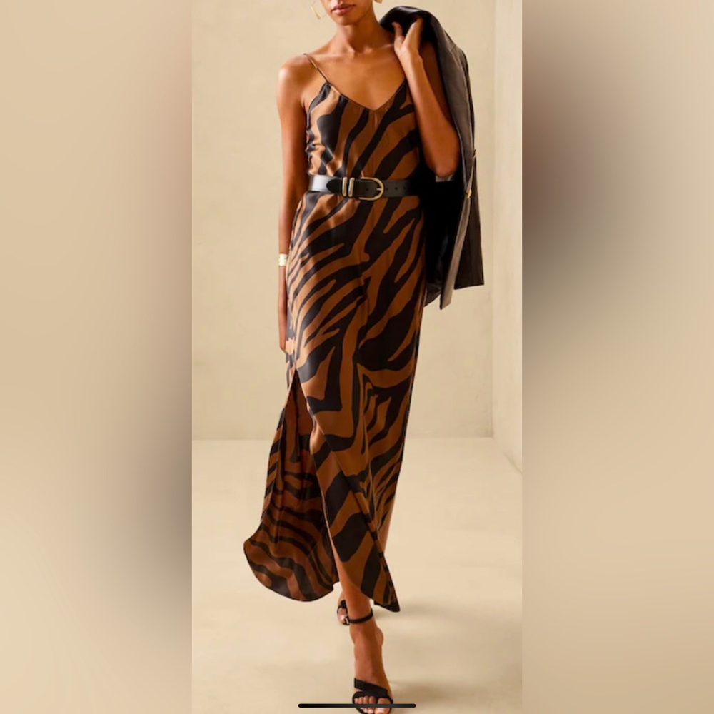 Banana Republic animal print dress
